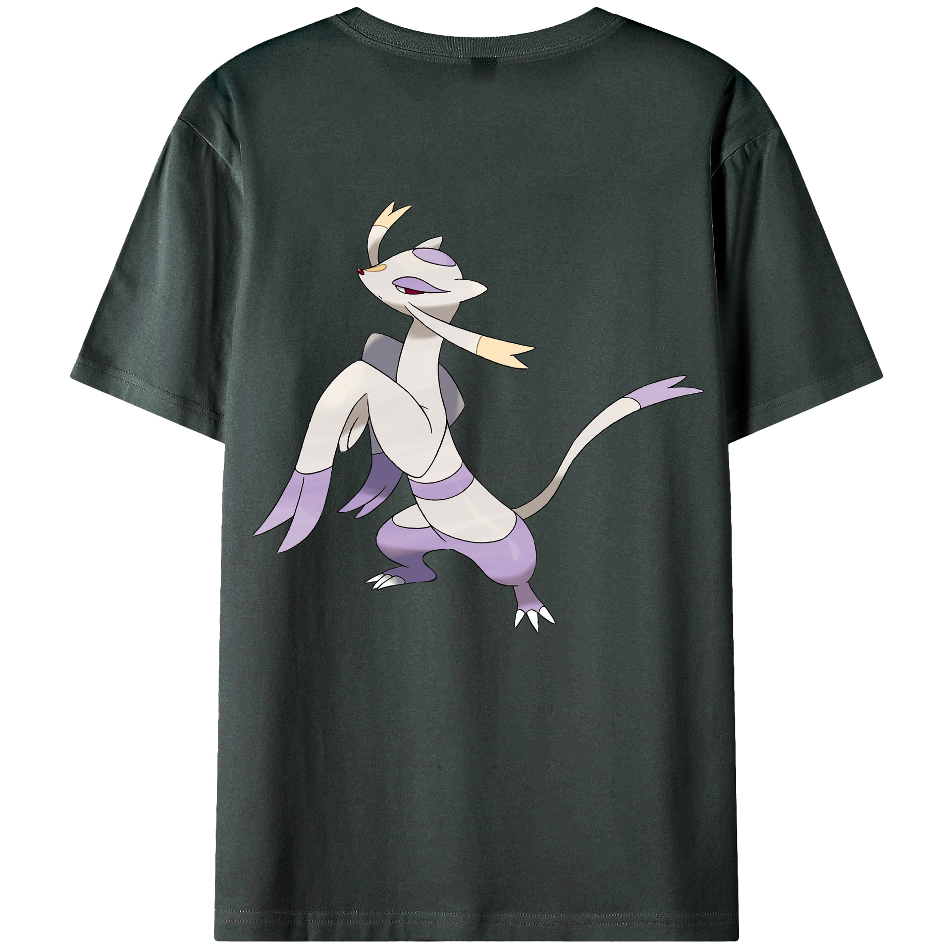（画像用） ポケットモンスター Pokémon 綿100％ メンズ半袖Tシャツ（バックプリント） 通気性